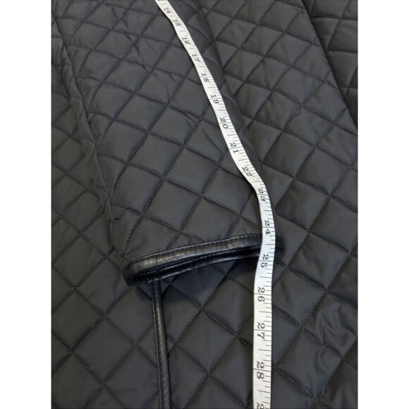 Lauren Ralph Lauren Jacket Women 0X Black Quilt Equestrian Spectator Hood Parka - Picture 4 of 14
